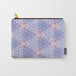 Lavender Maze Pattern Carry-All Pouch