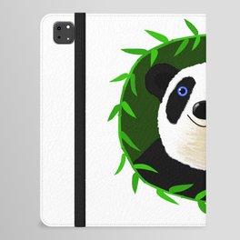 panda pug and bamboo 2d iPad Folio Case