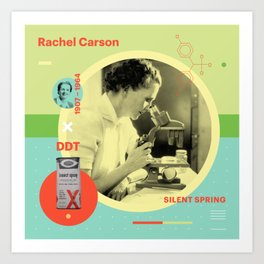 Beyond Curie: Rachel Carson Art Print