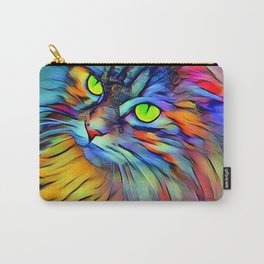 Felina Carry-All Pouch | Watercolor, Cute, Amazing, Animal, Colorful, Playful, Vibrants, Beautiful, Cool, Cats 