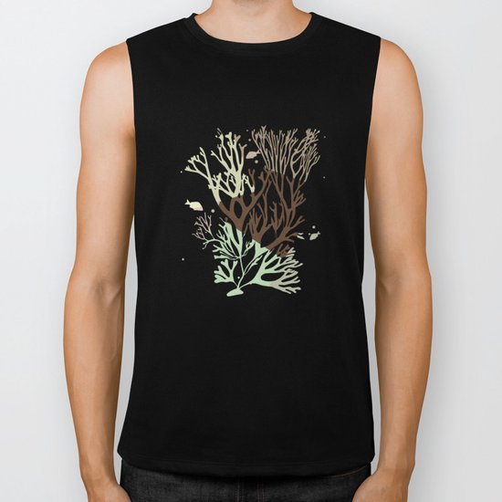 Under the Sea - Abstract Biker Tank