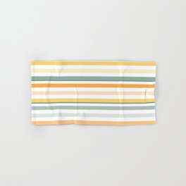 Bayadere rainbow  Stripes Pattern  Hand & Bath Towel