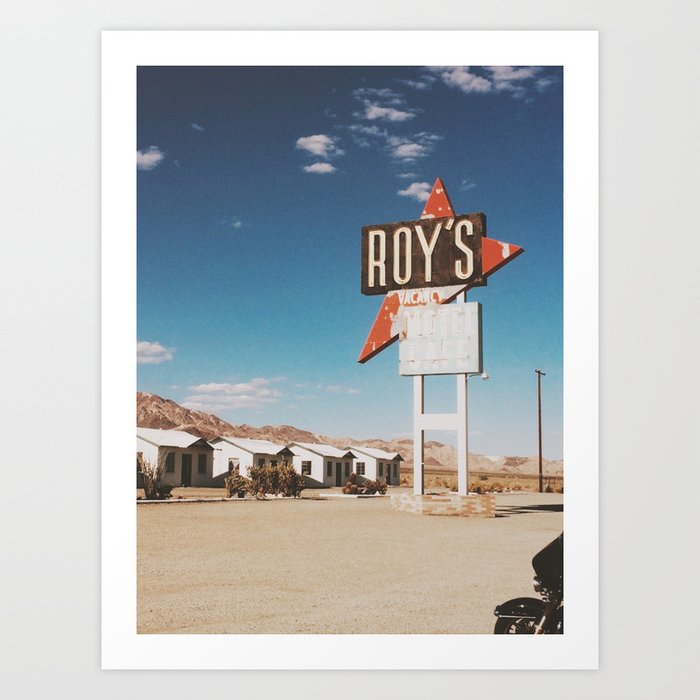 Roy's Motel Art Print