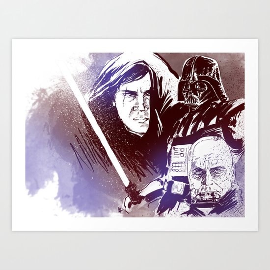 Darth Vader Art Print