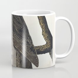 Great Cinereous Owl from Birds of America (1827) by John James Audubon etched by William Home Lizars Coffee Mug