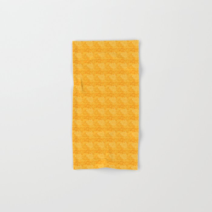 children's pattern-pantone color-solid color-yellow Hand & Bath Towel