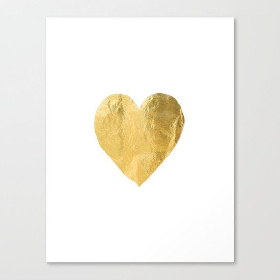 heart of gold Canvas Print