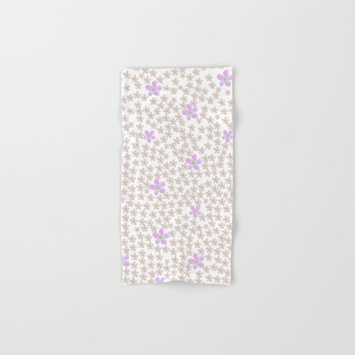 modern hand painted lavender