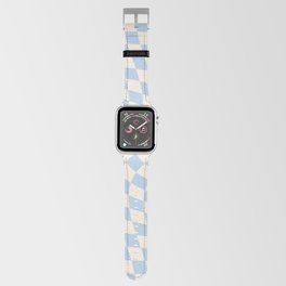Check II - Baby Blue Twist — Checkerboard Print Apple Watch Band
