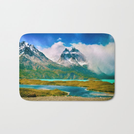 Earth, Water, Air Bath Mat