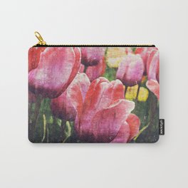 Pink Tulips In Bloom During Daytime Carry-All Pouch