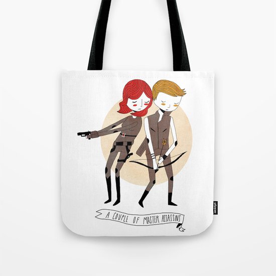 A Couple of Master Assassins Tote Bag