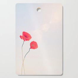 Poppies couple Cutting Board