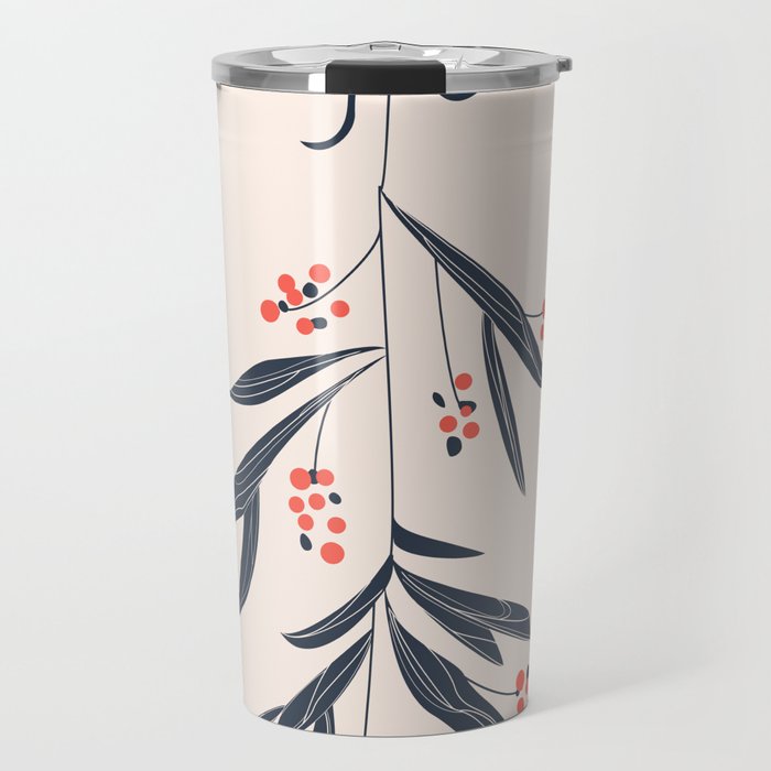 Mistletoe and love Travel Mug
