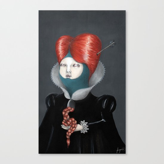 Encarnación: María Canvas Print