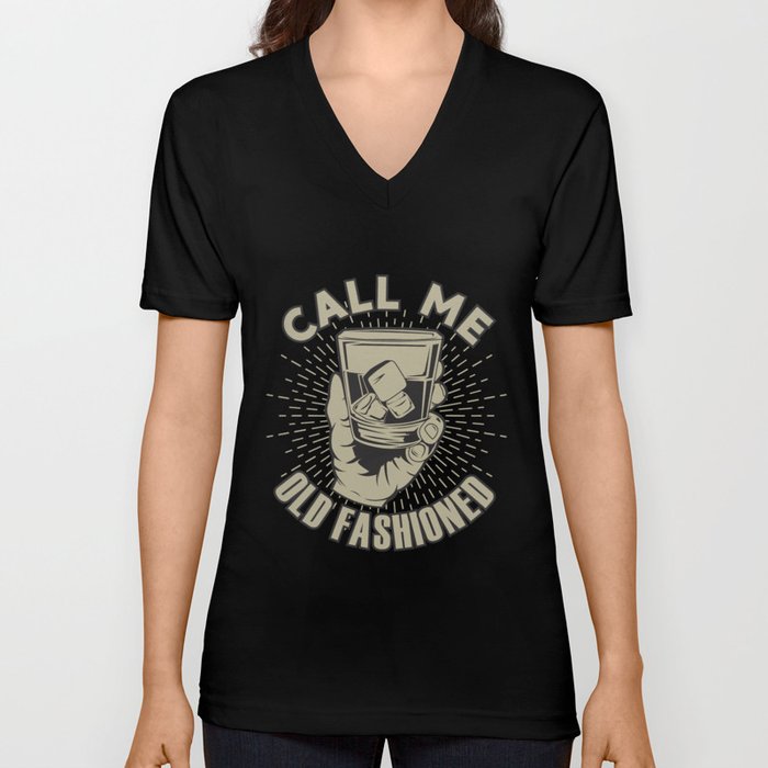Call Me Old Fashioned V Neck T Shirt