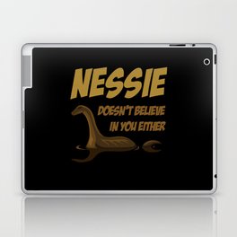 Doesnt Believe Nessie Loch Ness Laptop Skin