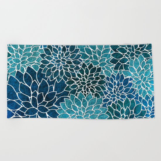 Floral Abstract 25 Beach Towel