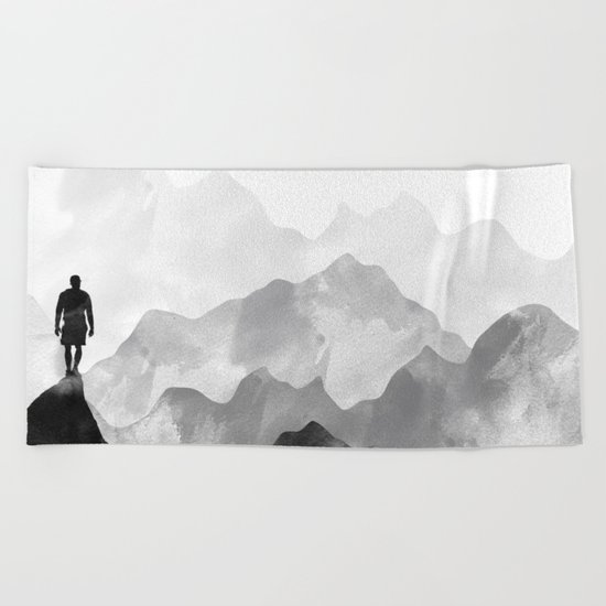 Top of the Mountain Beach Towel