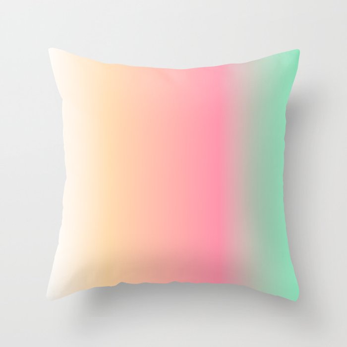 8 Gradient Background Pastel Aesthetic 220621 Minimalist Art Valourine Digital  Throw Pillow