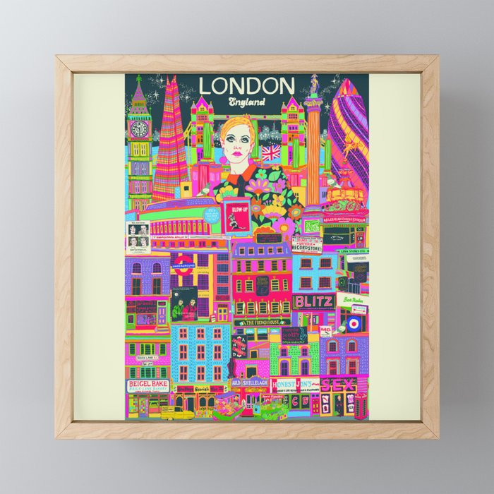 London - England - Travel Framed Mini Art Print
