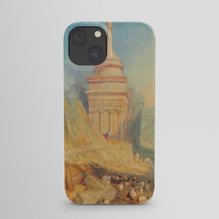 Manner of Joseph Mallord William Turner The Valley of the Brook at Kidron, Jerusalem (Absalom's Tomb)  iPhone Case