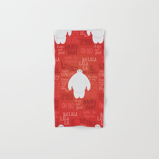 Hello, I'm Baymax Hand & Bath Towel