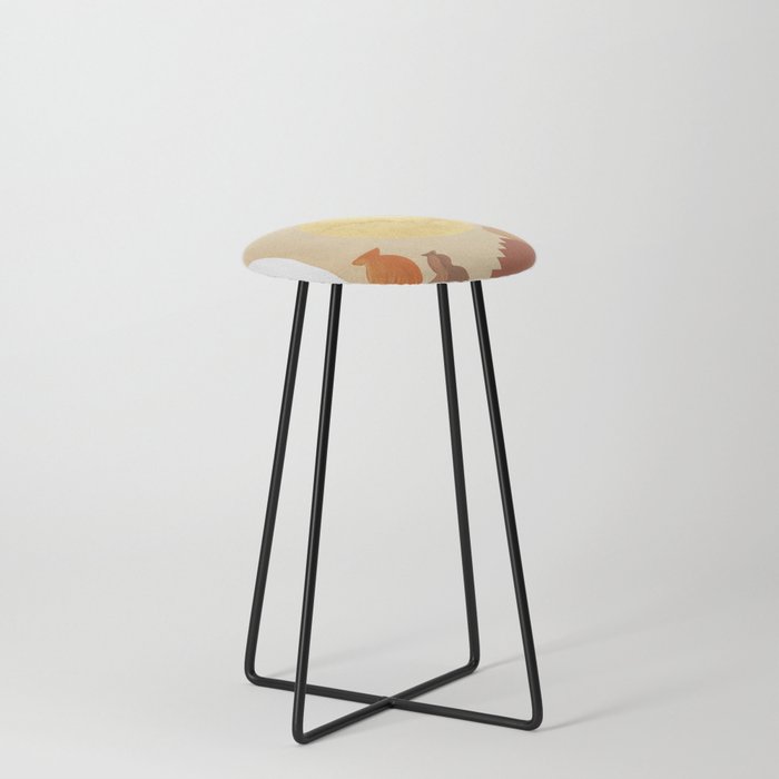 Moroccan arch #28 Counter Stool