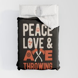 Axe Throwing Lover Duvet Cover