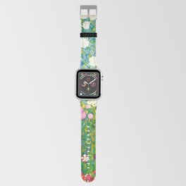 Gustav Klimt Flower Garden Apple Watch Band