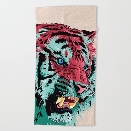 Tiger Beach Towel