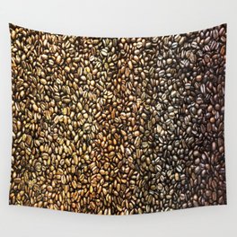bean brew coffee art Wall Tapestry