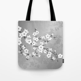 Only Gray Cherry Blossom Tote Bag