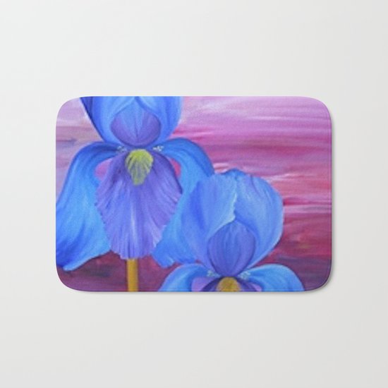 Blue Iris Bath Mat