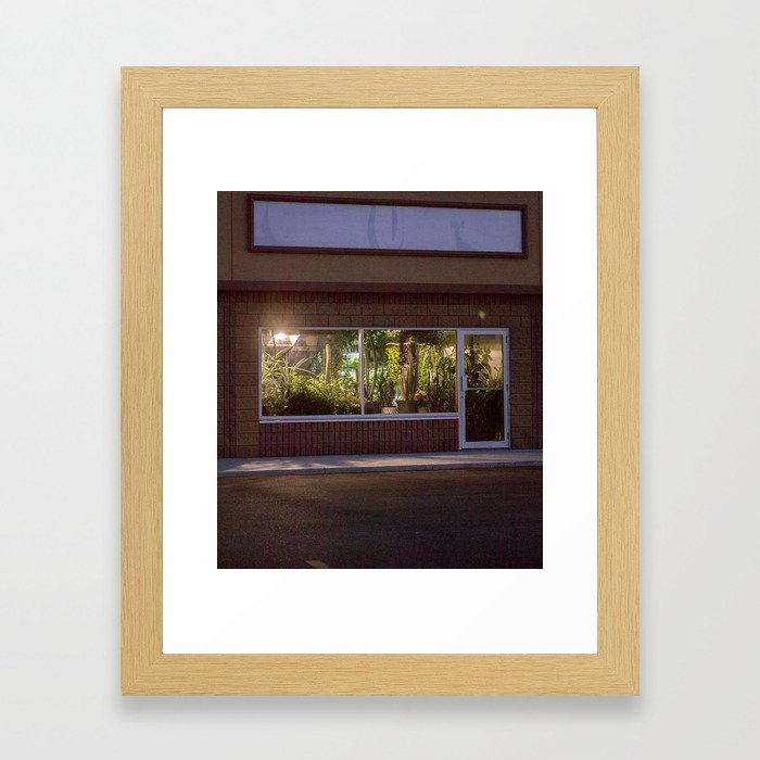 Cactus Shop Framed Art Print