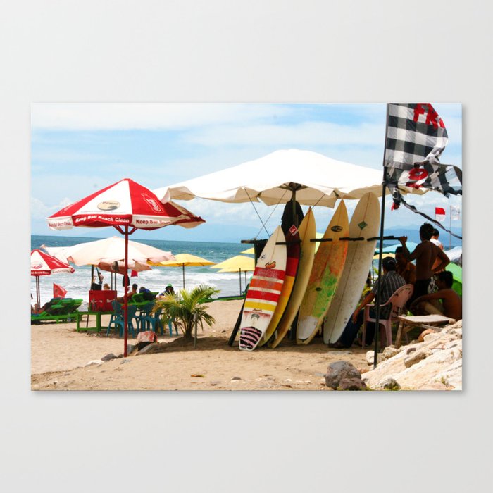 Bali - Beach Surfshop Canvas Print