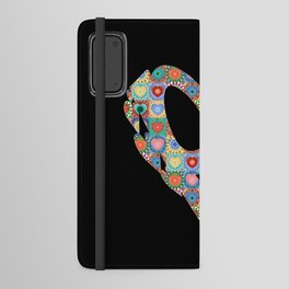 Whimsical Colorful Heart Art - Love Joy - By Sharon Cummings Android Wallet Case