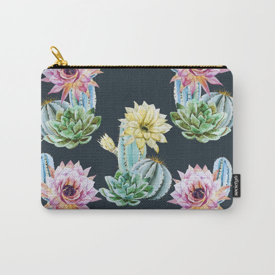 Cactus Pattern 07 Carry-All Pouch