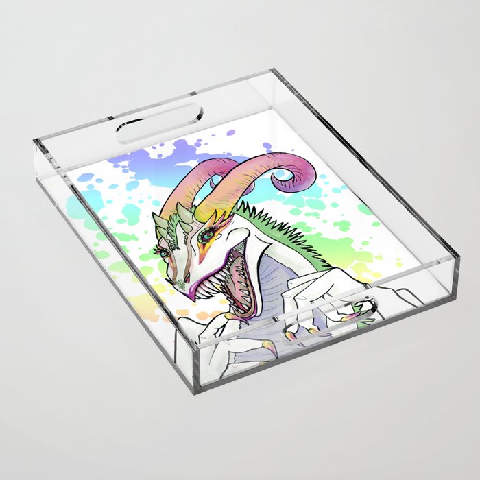 Fierce Dragon Acrylic Tray