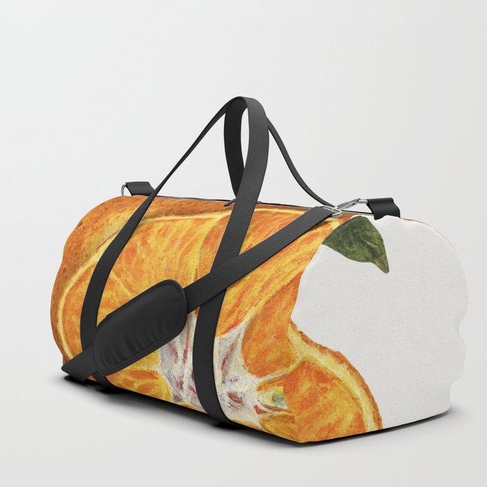 Delicious Orange Tangerine Illustration Duffle Bag