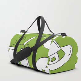 Scary Witch Halloween Background Duffle Bag