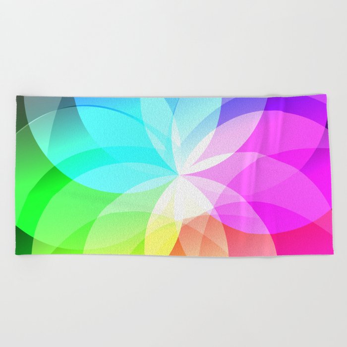 Awesome Colors Beach Towel