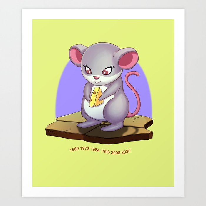 Year of the Rat Art Print