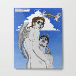 Enoch 8.1-9 Metal Print | Pop Art, Curated, Satellitechild, Drawing, Black And White, Ink, Art, Angel, Mixedmedia, Angels 