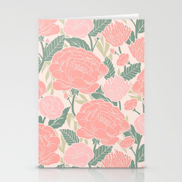 Spring Garden - Pink Stationery Cards