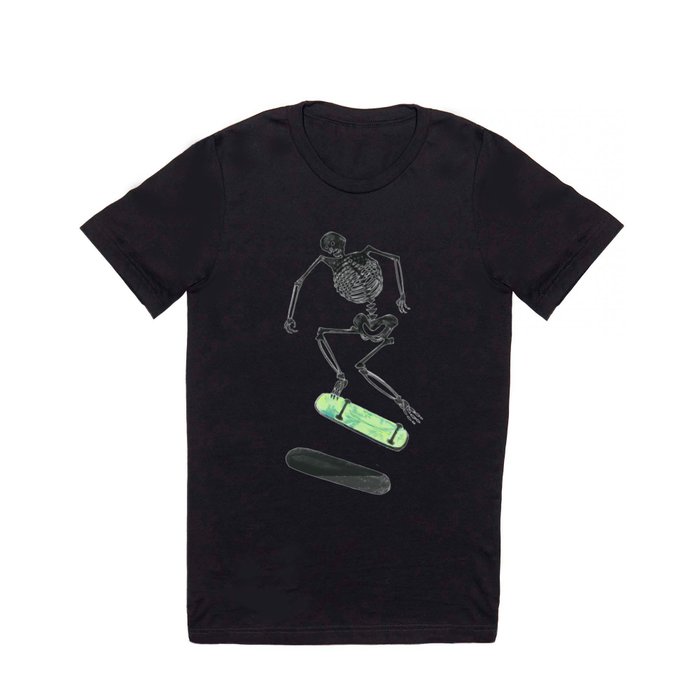 Skeleton Skater T Shirt