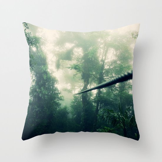 Zip Line Throw Pillow