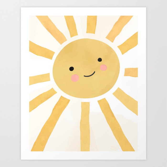Society6 ケース Sunshine by iana Paraschiv Le Soleil | 01 - Retro Sun Print Pink Aesthetic Preppy Decor