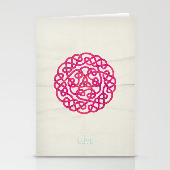 Love poster Stationery Cards