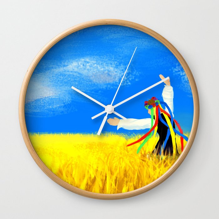 Ukrainian Dreams Wall Clock